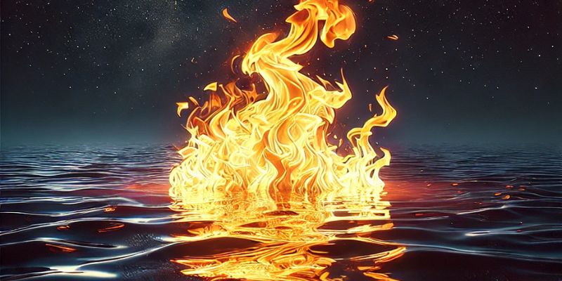 Mơ thấy lửa đánh số gì? Tổng hợp giải mã giấc mơ chi tiết 8 Lửa trên mặt nước là một bối cảnh độc đáo